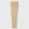 Dress Trouser In Khaki Midweight Twill 2 Dress Trouser In Khaki Midweight Twill -Modezzia Sales S71682 59