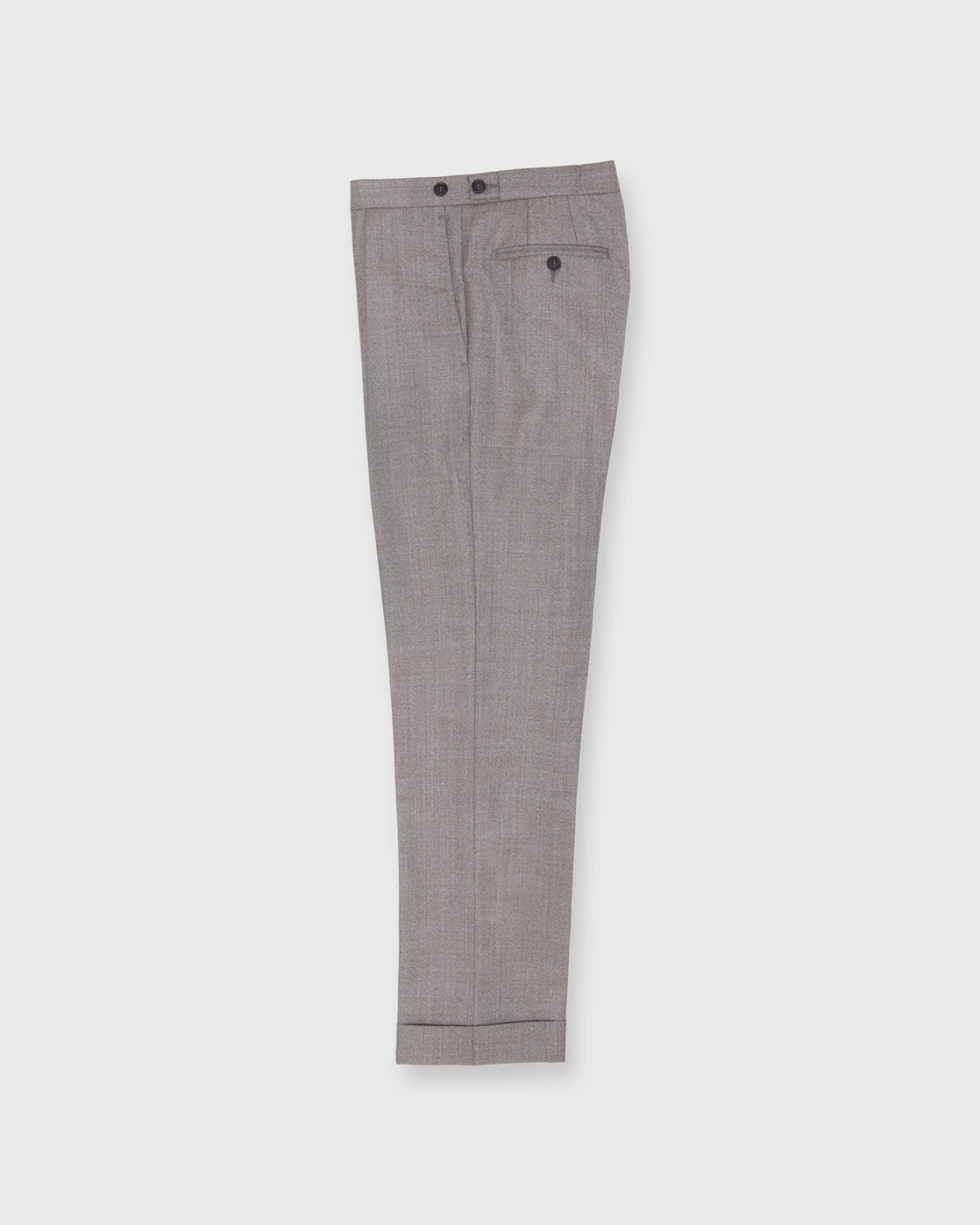 Pleated Dress Trouser In Brown Mix Sharkskin 3 Pleated Dress Trouser In Brown Mix Sharkskin