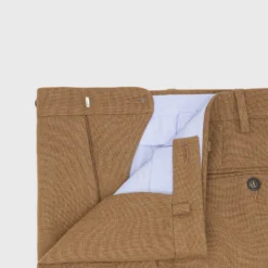 Dress Trouser In Tobacco Hopsack -Modezzia Sales S71687 94