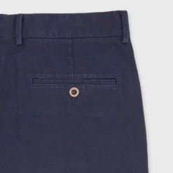 Garment-Dyed Field Pant In Navy Canvas -Modezzia Sales S71755 254