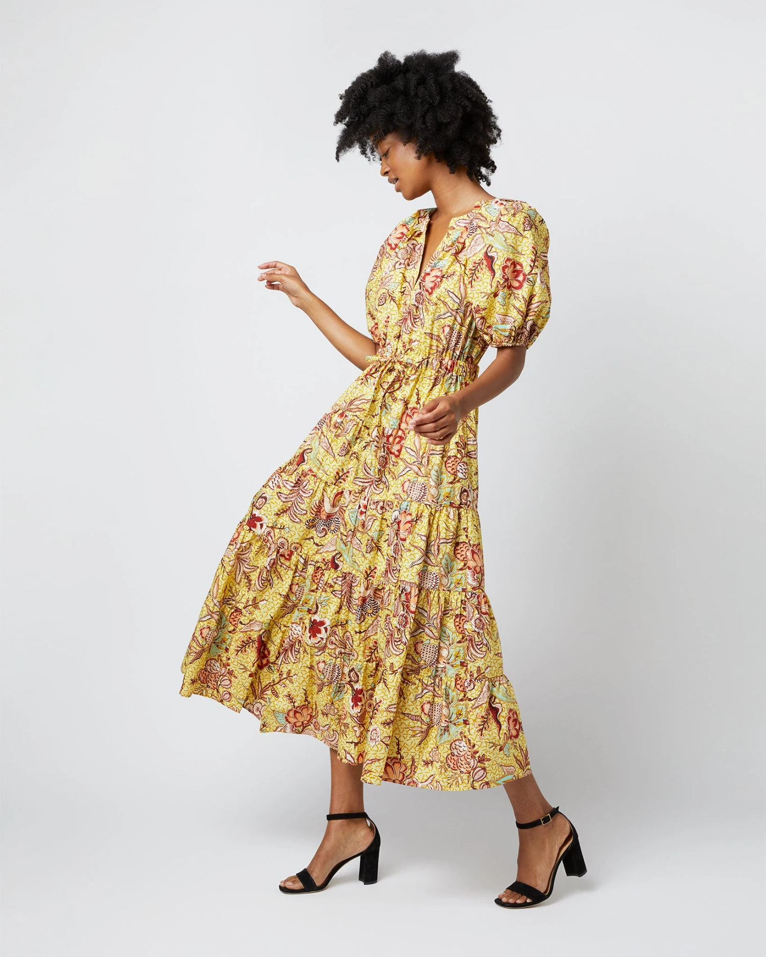 ULLA JOHNSON Olina Dress In Calla Lily 5 ULLA JOHNSON Olina Dress In Calla Lily - Image 3