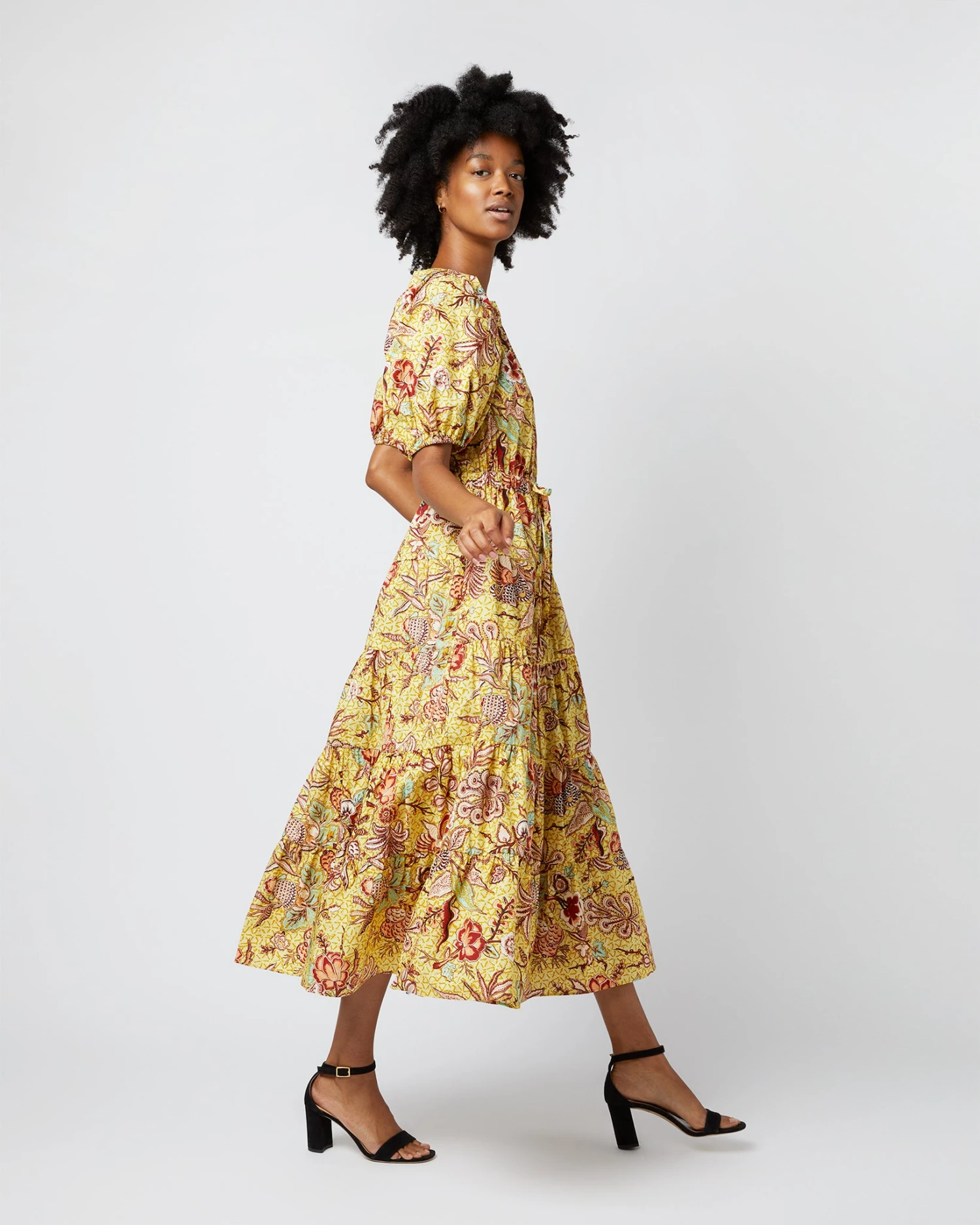 ULLA JOHNSON Olina Dress In Calla Lily 6 ULLA JOHNSON Olina Dress In Calla Lily - Image 4
