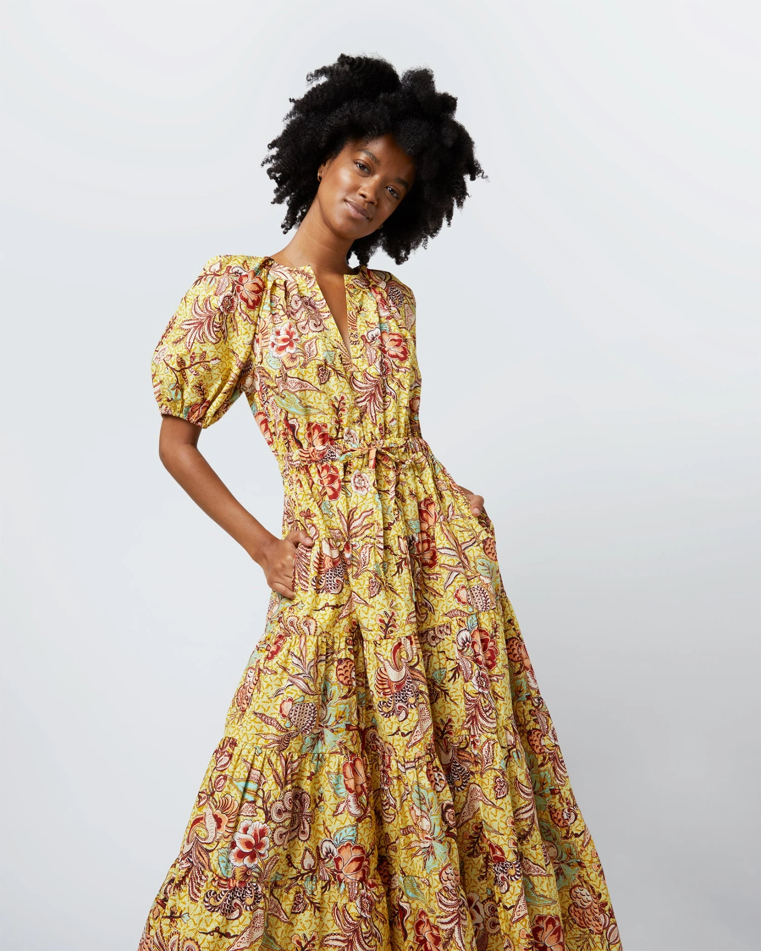 ULLA JOHNSON Olina Dress In Calla Lily 4 ULLA JOHNSON Olina Dress In Calla Lily - Image 2