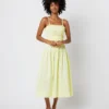 ULLA JOHNSON Lisbet Dress In Lemon Quartz -Modezzia Sales S72101 10