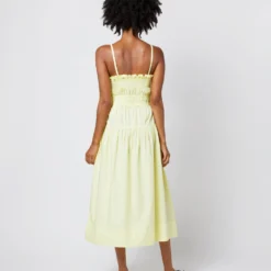ULLA JOHNSON Lisbet Dress In Lemon Quartz 12 ULLA JOHNSON Lisbet Dress In Lemon Quartz -Modezzia Sales S72101 20