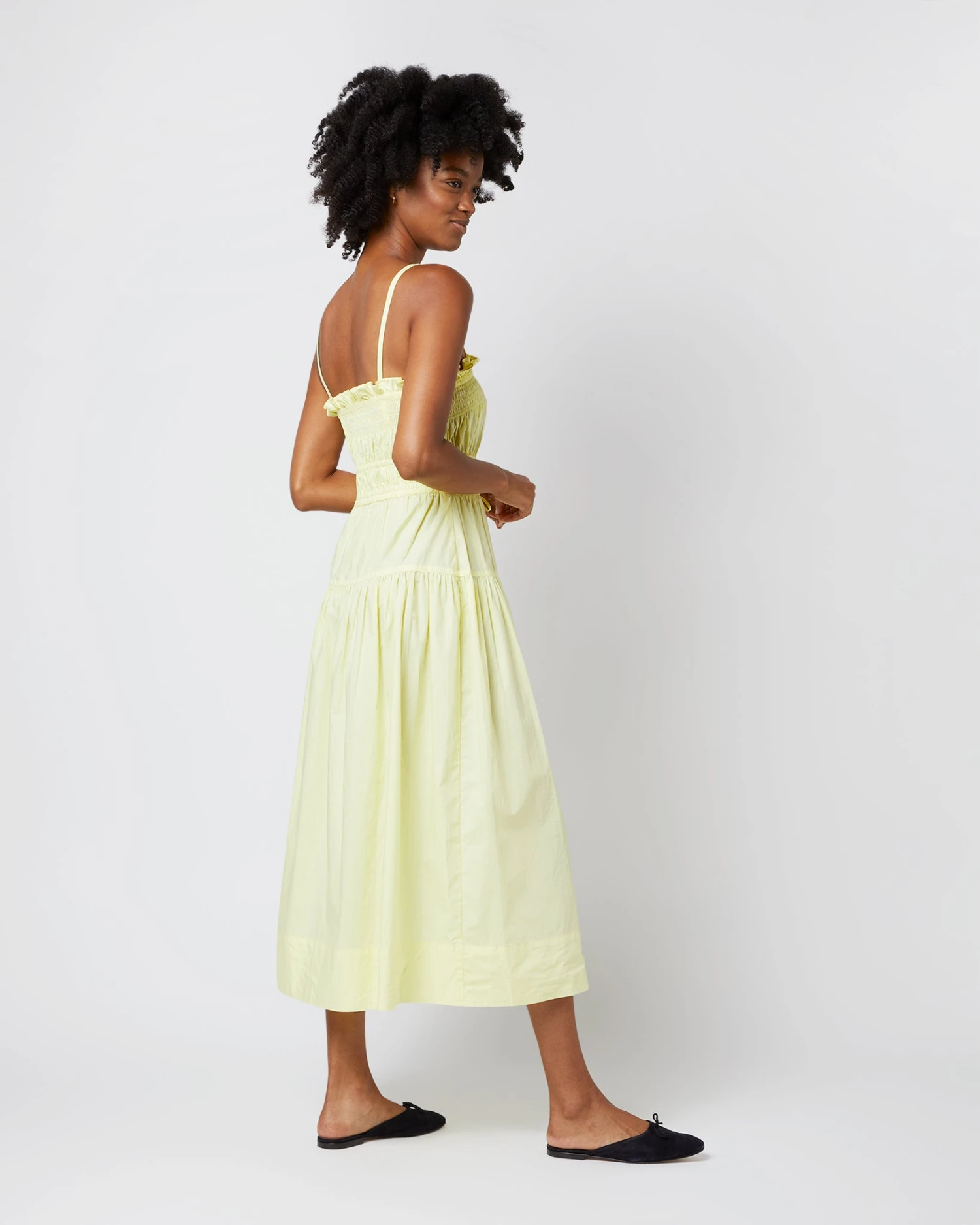 ULLA JOHNSON Lisbet Dress In Lemon Quartz 7 ULLA JOHNSON Lisbet Dress In Lemon Quartz - Image 5