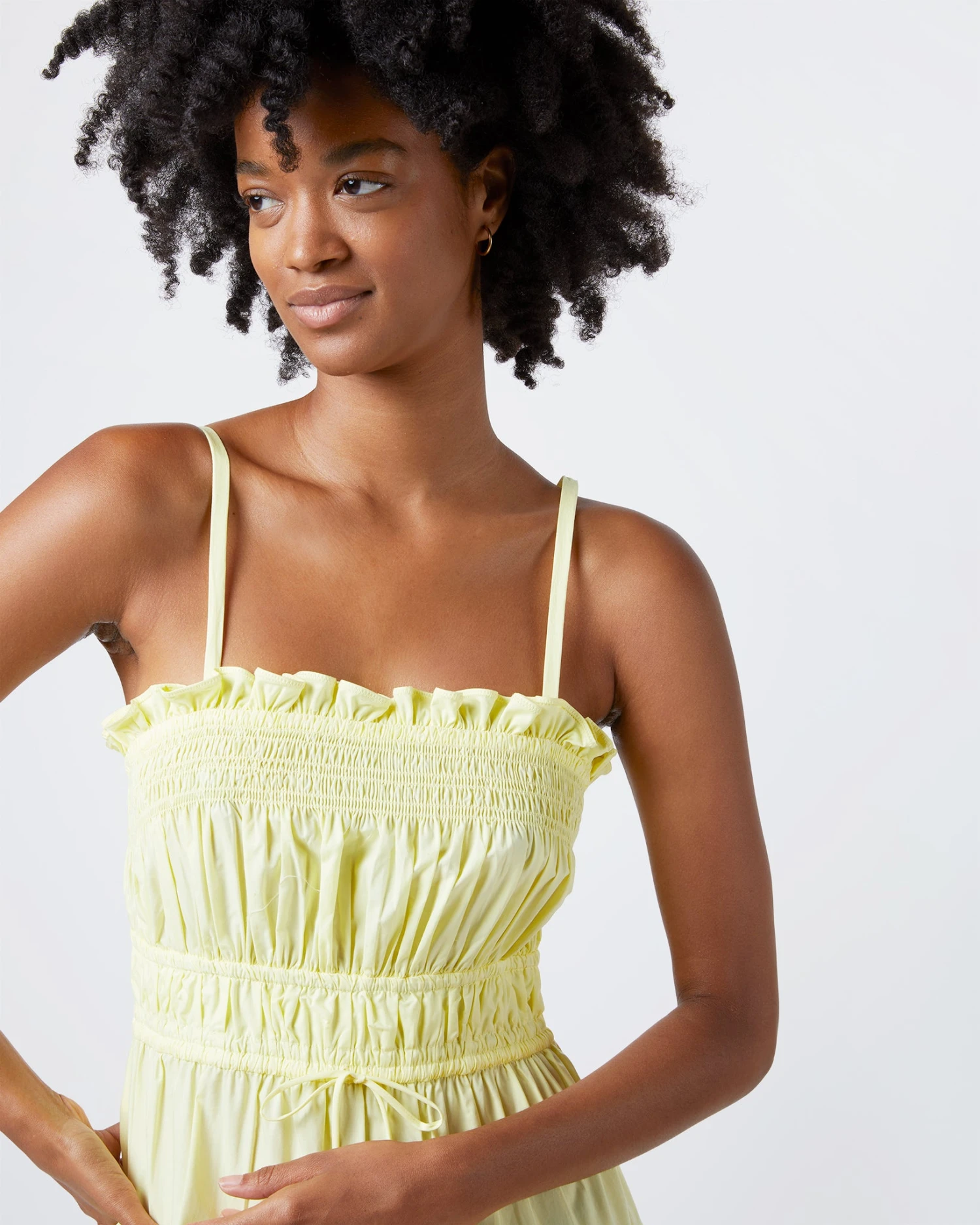 ULLA JOHNSON Lisbet Dress In Lemon Quartz 4 ULLA JOHNSON Lisbet Dress In Lemon Quartz - Image 2