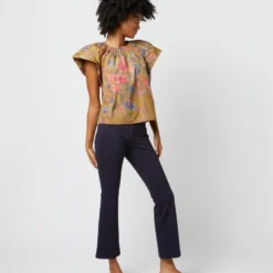 ULLA JOHNSON Flo Top In Bamboo Bam -Modezzia Sales S72103 1490