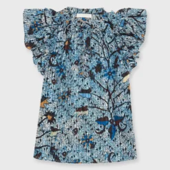 ULLA JOHNSON Fleur Top In Morning Glory