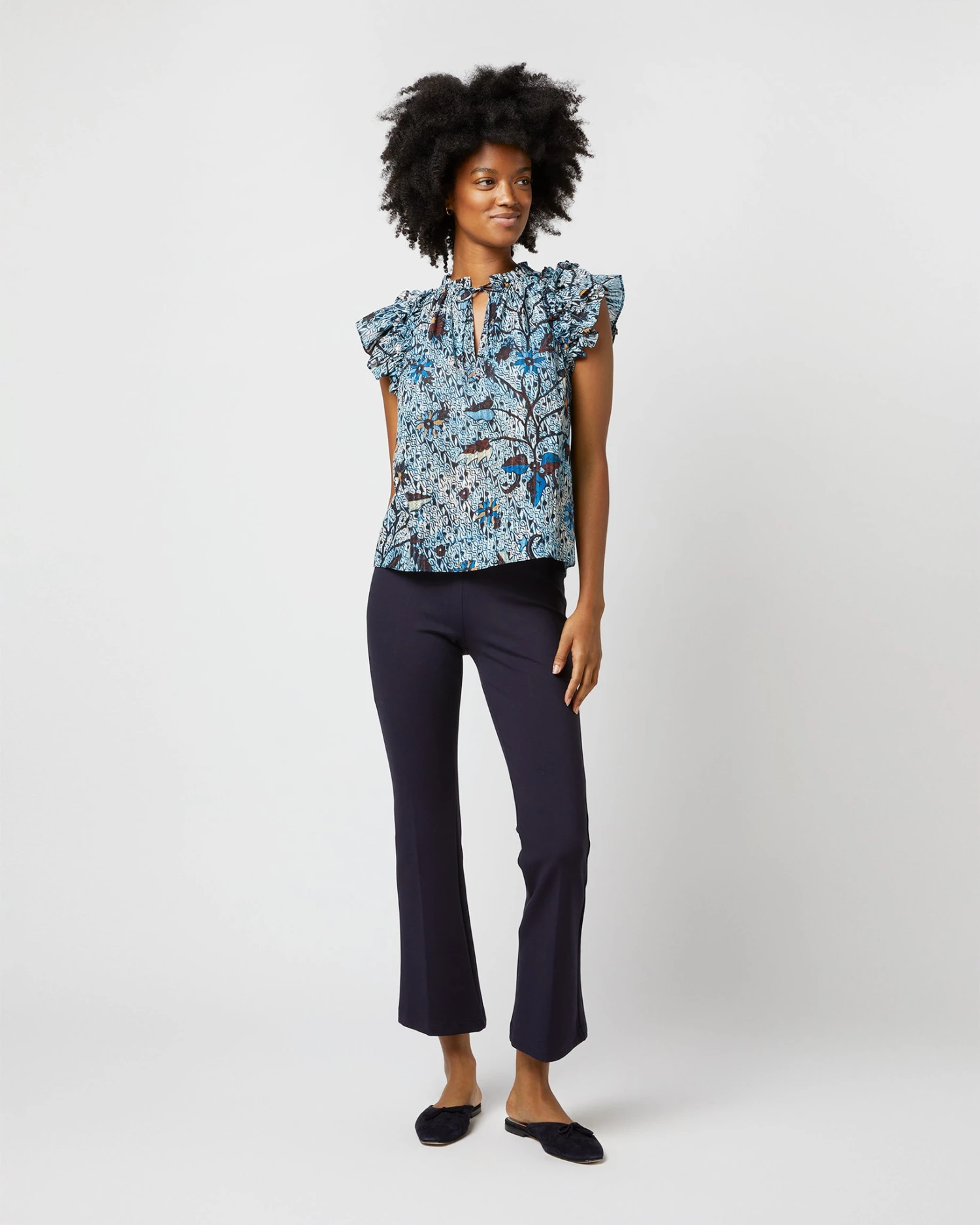 ULLA JOHNSON Fleur Top In Morning Glory 4 ULLA JOHNSON Fleur Top In Morning Glory - Image 2