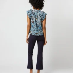 ULLA JOHNSON Fleur Top In Morning Glory 15 ULLA JOHNSON Fleur Top In Morning Glory -Modezzia Sales S72104 1639