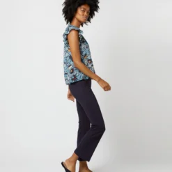 ULLA JOHNSON Fleur Top In Morning Glory 13 ULLA JOHNSON Fleur Top In Morning Glory -Modezzia Sales S72104 1645