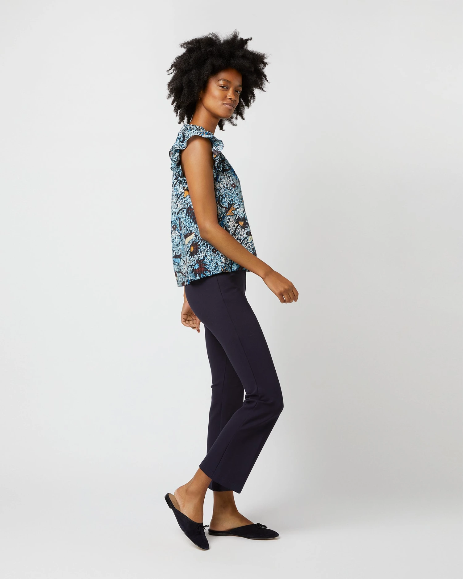 ULLA JOHNSON Fleur Top In Morning Glory 7 ULLA JOHNSON Fleur Top In Morning Glory - Image 5