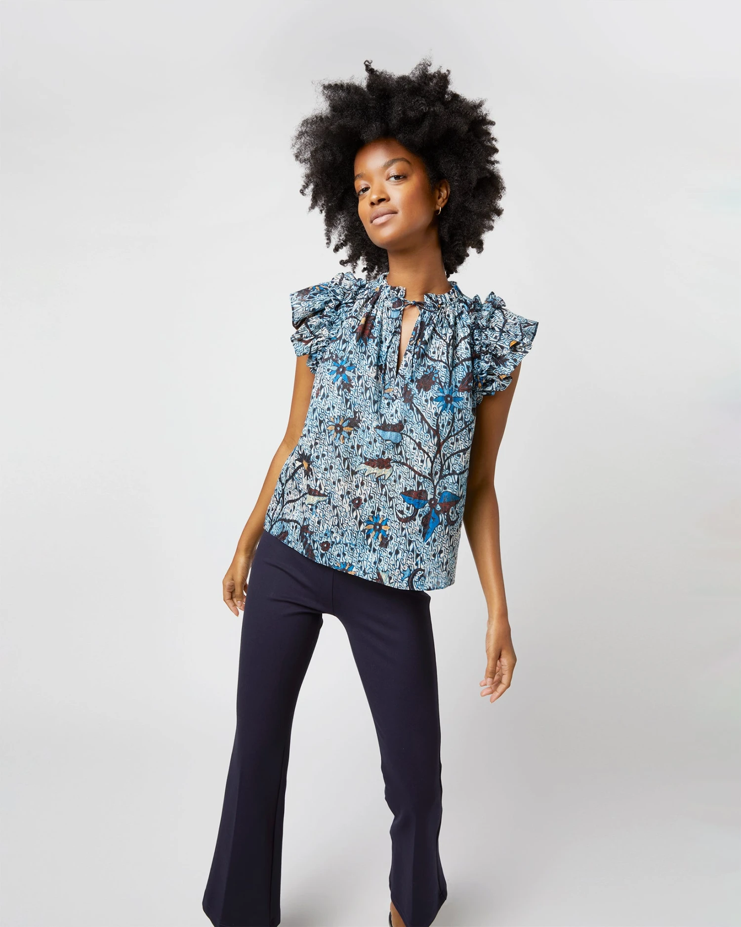 ULLA JOHNSON Fleur Top In Morning Glory 8 ULLA JOHNSON Fleur Top In Morning Glory - Image 6