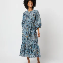 ULLA JOHNSON Iona Dress In Morning Glory