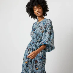 ULLA JOHNSON Iona Dress In Morning Glory -Modezzia Sales S72105 243