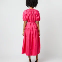 ULLA JOHNSON Issa Dress In Orchid -Modezzia Sales S72106 300