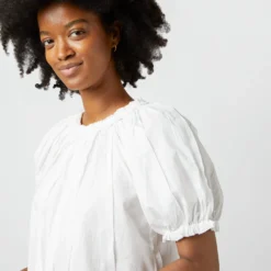 ULLA JOHNSON Lora Top In Pristine -Modezzia Sales S72108 2198