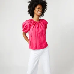 ULLA JOHNSON Lora Top In Orchid -Modezzia Sales S72109 2140