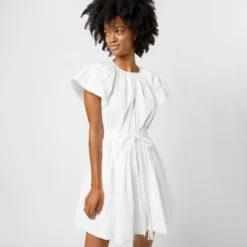 ULLA JOHNSON Jessa Dress In Pristine -Modezzia Sales S72110 154