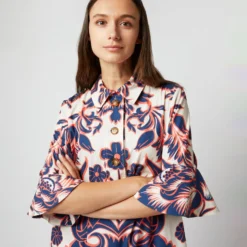 Artemis Dress In Va-Va Summer Popeline -Modezzia Sales S72132 85