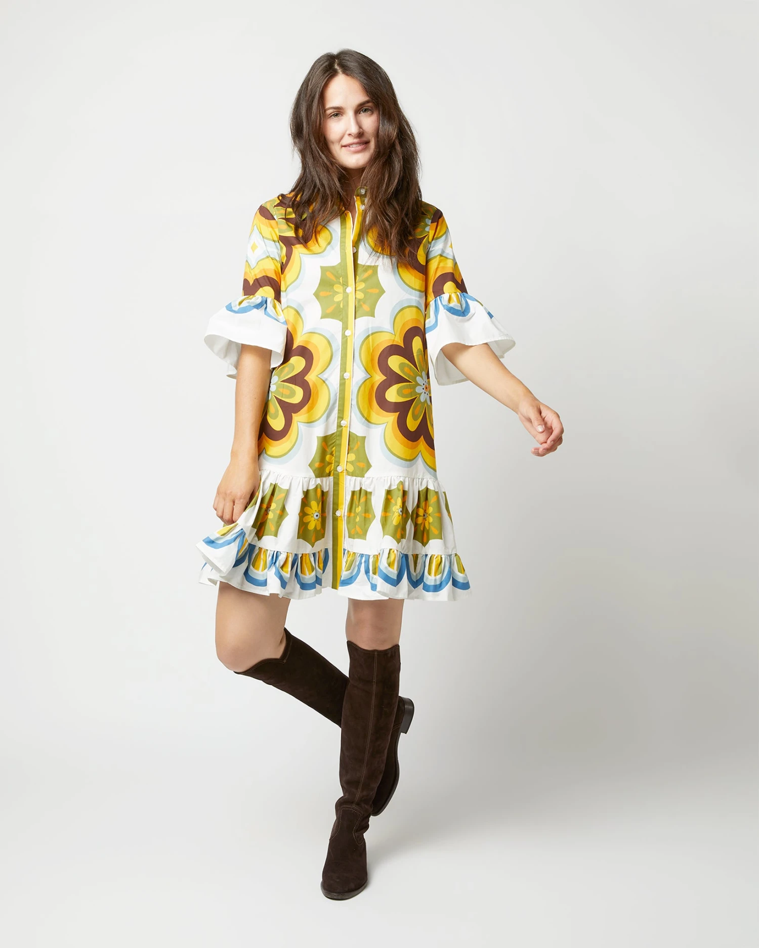 Choux Dress In Ciccio Cotton Popeline 3 Choux Dress In Ciccio Cotton Popeline