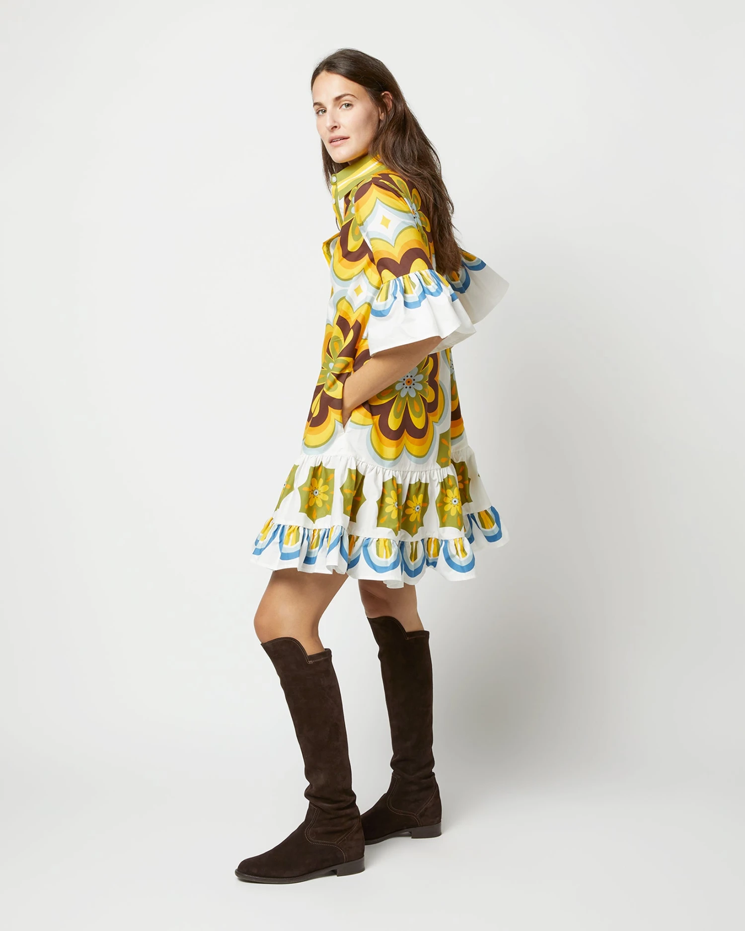 Choux Dress In Ciccio Cotton Popeline 4 Choux Dress In Ciccio Cotton Popeline - Image 2