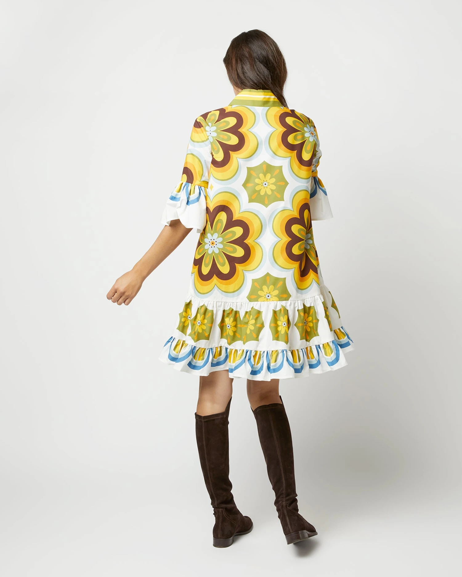 Choux Dress In Ciccio Cotton Popeline 5 Choux Dress In Ciccio Cotton Popeline - Image 3