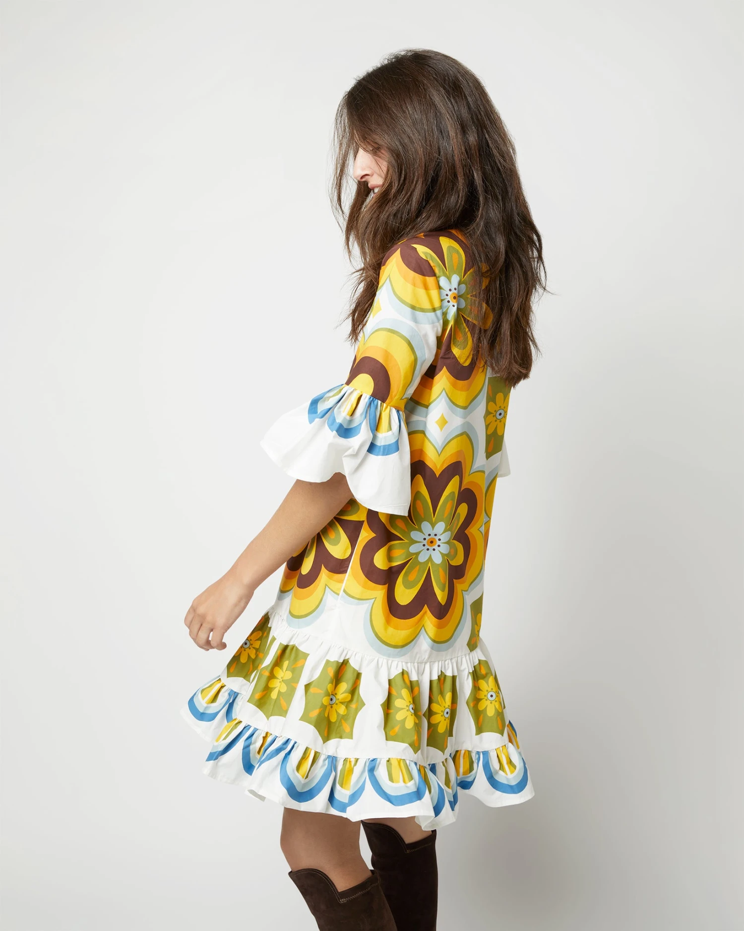 Choux Dress In Ciccio Cotton Popeline 8 Choux Dress In Ciccio Cotton Popeline - Image 6