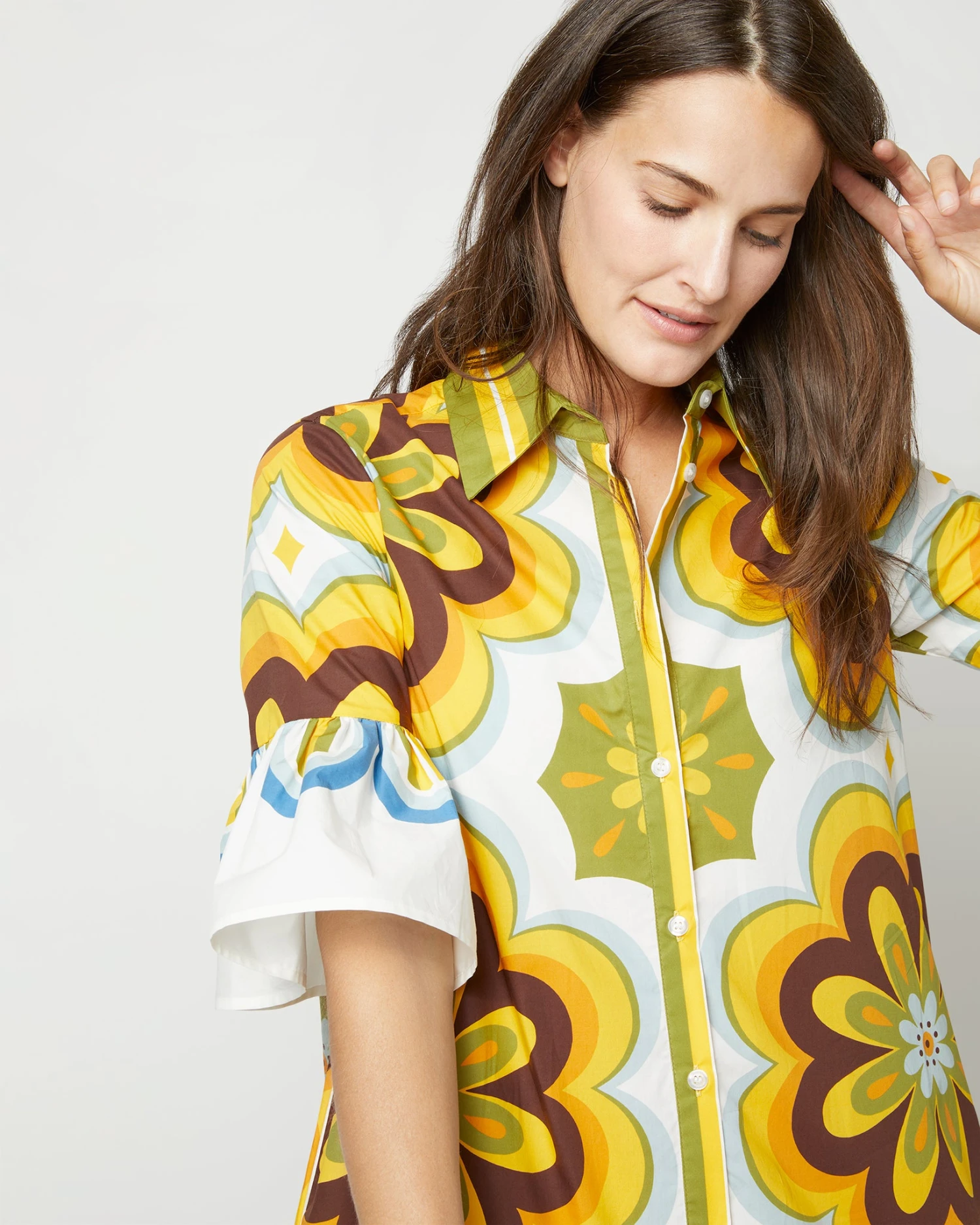 Choux Dress In Ciccio Cotton Popeline 9 Choux Dress In Ciccio Cotton Popeline - Image 7