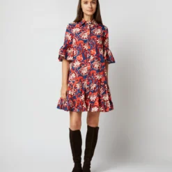 Choux Dress In Moonflower Summer Popeline