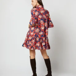 Choux Dress In Moonflower Summer Popeline -Modezzia Sales S72140 313