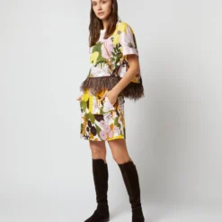 La Scala Tee In Big Flower Rose Jersey -Modezzia Sales S72141 491