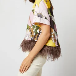 La Scala Tee In Big Flower Rose Jersey -Modezzia Sales S72141 679