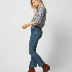 Tomboy Popover Shirt In Navy Edenham Shadow Liberty Fabric 14 Tomboy Popover Shirt In Navy Edenham Shadow Liberty Fabric -Modezzia Sales S72253 1479