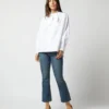 Poinsettia Top In White Poplin 2 Poinsettia Top In White Poplin -Modezzia Sales S72257 1167