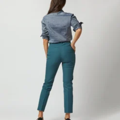 Joseph Coleman Pant In Dark Teal -Modezzia Sales S72264 871