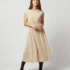 Joseph Delma Dress In Parchment 1 Joseph Delma Dress In Parchment -Modezzia Sales S72268 570