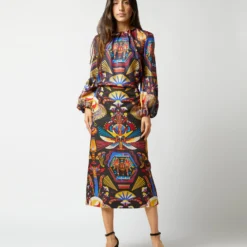 Pencil Skirt In Nephthys Navy Cady Wool 15 Pencil Skirt In Nephthys Navy Cady Wool -Modezzia Sales S72345 1643