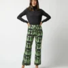 Hendrix Pant In Green Papyrus Heavy Stretch Cotton