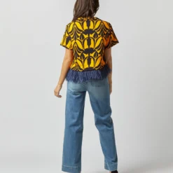 La Scala Tee In Papyrus Gold Jersey -Modezzia Sales S72349 3693