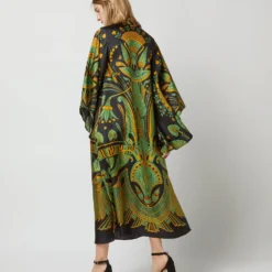 Magnifico Midi Dress In The Nile Placée Black Silk Twill 13 Magnifico Midi Dress In The Nile Placée Black Silk Twill -Modezzia Sales S72350 249