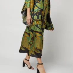 Magnifico Midi Dress In The Nile Placée Black Silk Twill 15 Magnifico Midi Dress In The Nile Placée Black Silk Twill -Modezzia Sales S72350 305