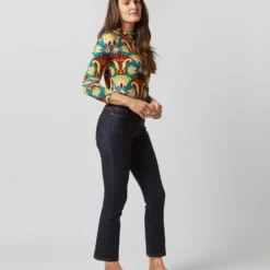 Turtleneck In Dendera Light Blue Stretch Velvet 10 Turtleneck In Dendera Light Blue Stretch Velvet -Modezzia Sales S72351 3299