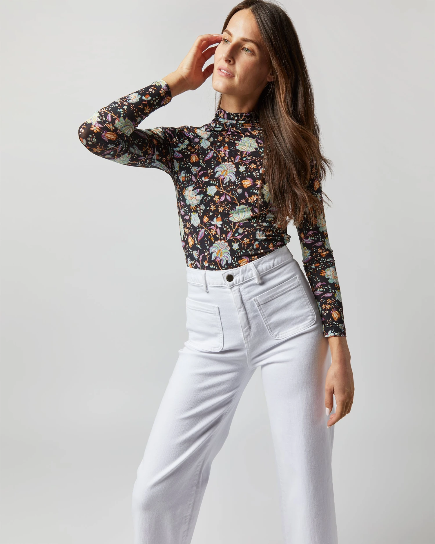 ULLA JOHNSON Aurelia Turtleneck In Nuit 4 ULLA JOHNSON Aurelia Turtleneck In Nuit - Image 2