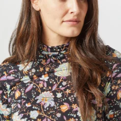 ULLA JOHNSON Aurelia Turtleneck In Nuit 8 ULLA JOHNSON Aurelia Turtleneck In Nuit -Modezzia Sales S72356 2962