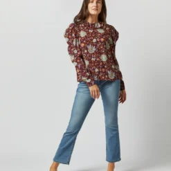 ULLA JOHNSON Dara Blouse In Heliotrope