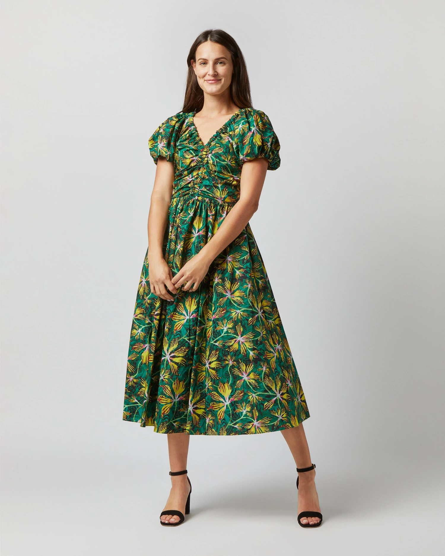 ULLA JOHNSON Cecile Dress In Tigerlily 3 ULLA JOHNSON Cecile Dress In Tigerlily