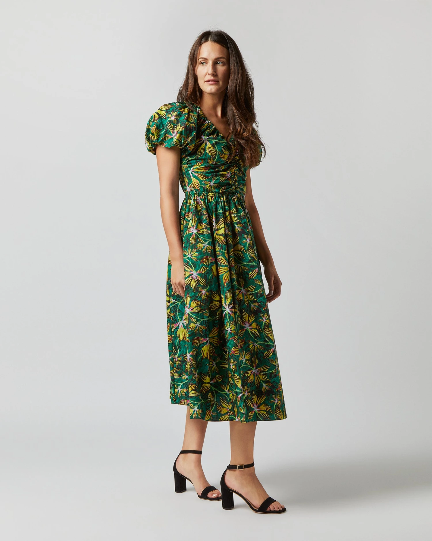 ULLA JOHNSON Cecile Dress In Tigerlily 9 ULLA JOHNSON Cecile Dress In Tigerlily - Image 7