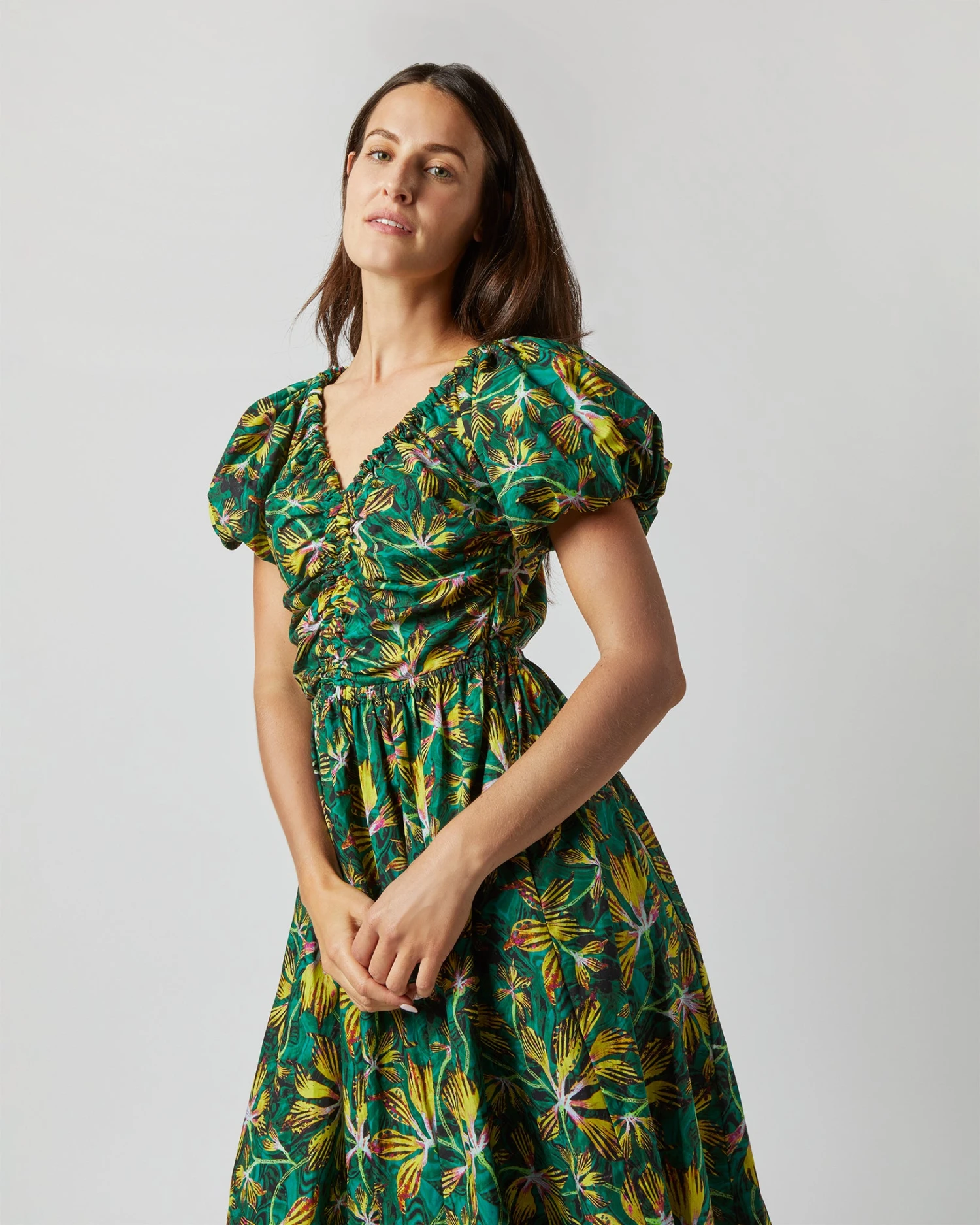 ULLA JOHNSON Cecile Dress In Tigerlily 5 ULLA JOHNSON Cecile Dress In Tigerlily - Image 3